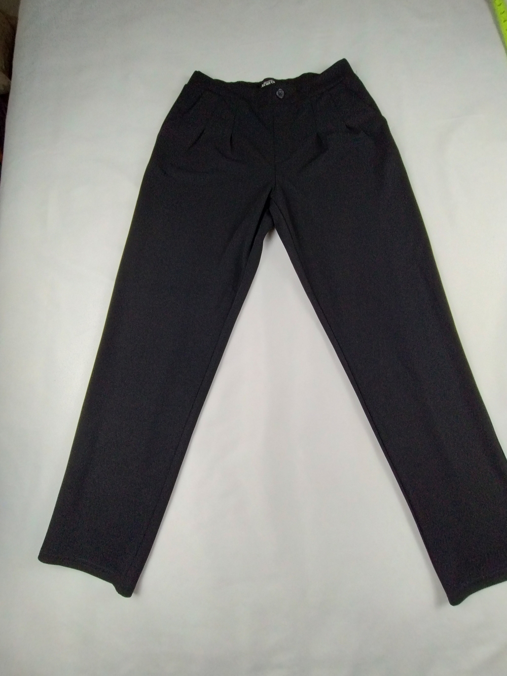 REWASH Straight Leg Pants in Black Size Medium